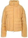 BOTTEGA VENETA BOTTEGA VENETA INTRECCIATO PATTERN SHEARLING JACKET