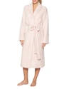 Barefoot Dreams Cozychic Heathered Unisex Robe In He Dusty Rose Whi