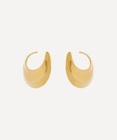 By Pariah 14ct Gold Plated Vermeil Silver The Sabine Hoop Earrings