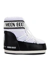 Moon Boot Classic Low 2 Shell And Faux Leather Snow Boots In White