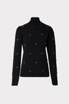 MILLY CRYSTAL EMBELLISHMENT TURTLE NECK