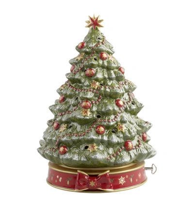 Villeroy & Boch Christmas Tree Music Box In Green