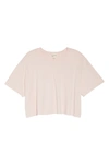 Open Edit Boxy Crop Top In Pink Lotus
