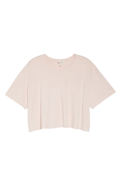 Open Edit Boxy Crop Top In Pink Lotus
