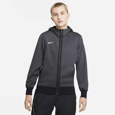 Nike Women's Dri-fit Showtime Full-zip Basketball Hoodie In Black