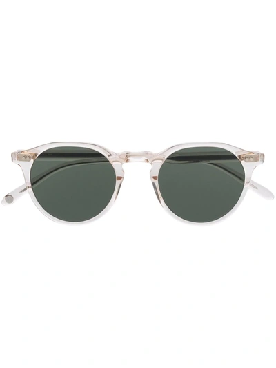 Garrett Leight Royce Round Sunglasses In Nude