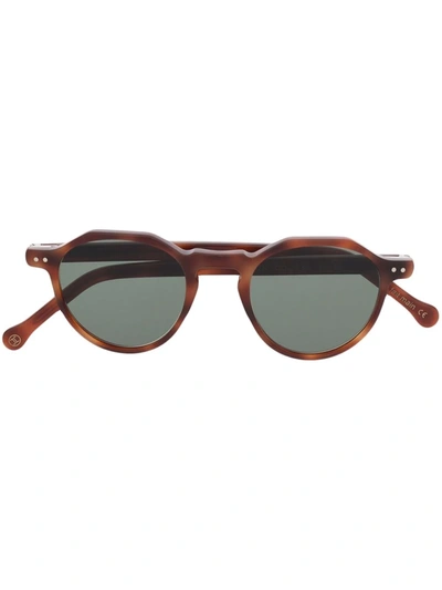 Lesca Icon Round-frame Sunglasses