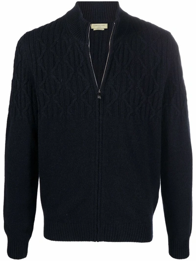 Corneliani Chunky Knitted Cashmere Jumper In Blau