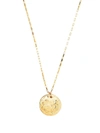 Alighieri Il Leone Medallion Gold-plated Necklace In Gold