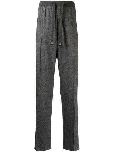 Brioni Straight-leg Cashmere Trousers In Blau