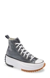 Converse Chuck Taylor® All Star® Run Star Hike High Top Platform Sneaker In Black/ White