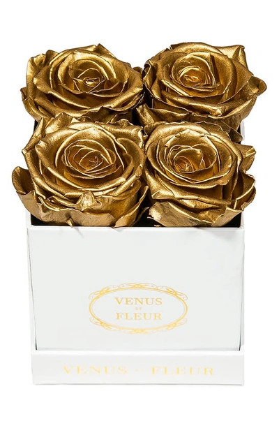 Venus Et Fleur Classic Le Petit Eternity Roses In Gold