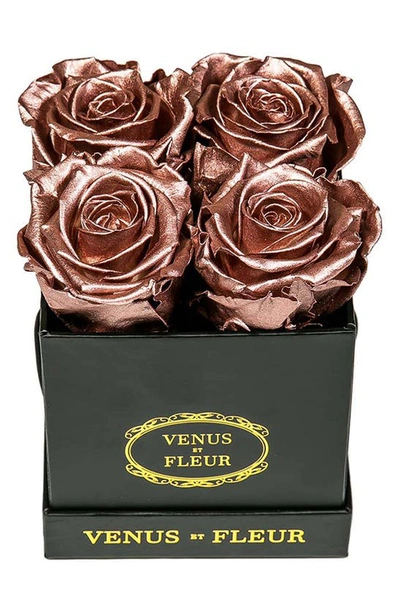Venus Et Fleur Classic Le Petit Eternity Roses In Rose Gold