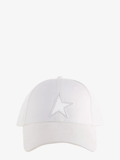 Golden Goose Embroidered-star Baseball Cap In White
