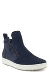 Ecco Soft 7 Mid Top Sneaker In Blue