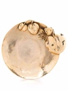 Goossens Waterlilies Trincket Bowl In Gold