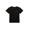 Polo Ralph Lauren Kids' Cotton Jersey Crewneck Tee In Black