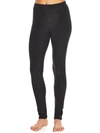 Cuddl Duds Softwear With Stretch High-waisted Maternity Layering Leggings In Black