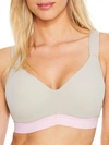 Natori Dynamic Anywhere High Impact Underwire Sports Bra In Sandcastle,macaroon