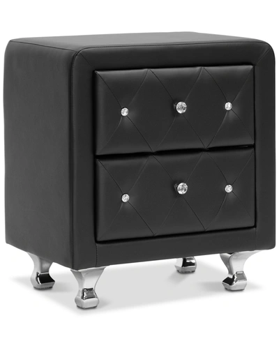 Furniture Arabella Nightstand In Black