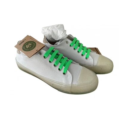 Pre-owned F_wd Cloth Trainers In White