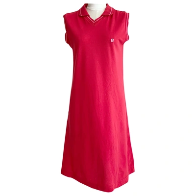 Pre-owned Fendi Mid-length Dress In Red