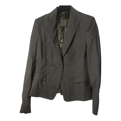 Pre-owned John Richmond Wool Suit Jacket In Grey