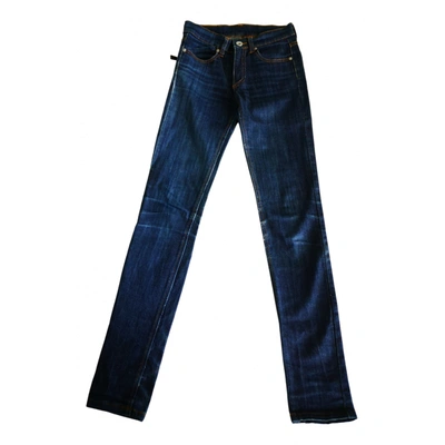 Pre-owned Dr Denim Slim Jeans In Blue