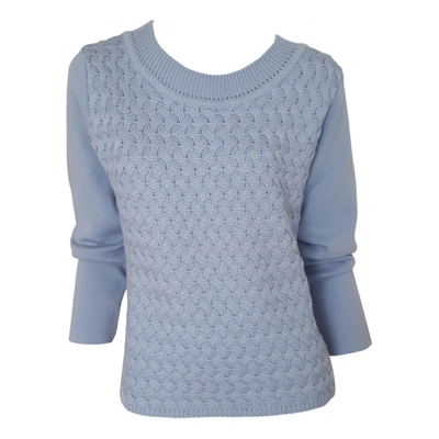 Pre-owned Renato Balestra Wool Jumper In Turquoise
