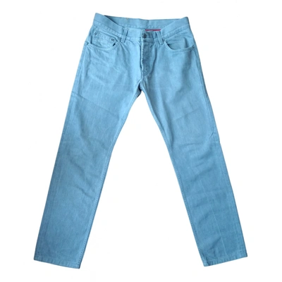 Pre-owned Prada Jeans In Grey
