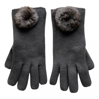 Pre-owned Loro Piana Cashmere Gloves In Grey