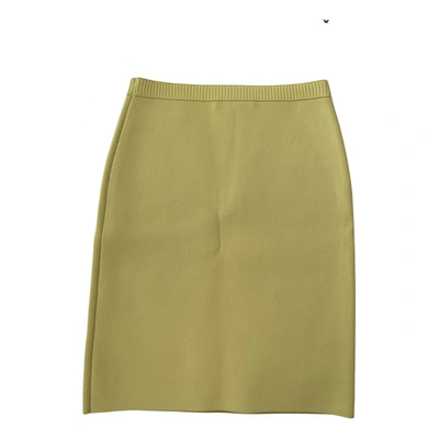 Pre-owned Alexander Wang Mini Skirt In Yellow