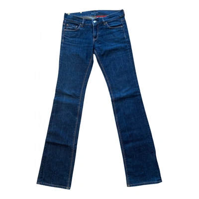 Pre-owned Prada Jeans In Blue