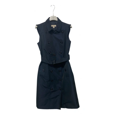 Pre-owned Burberry Dress In Blue