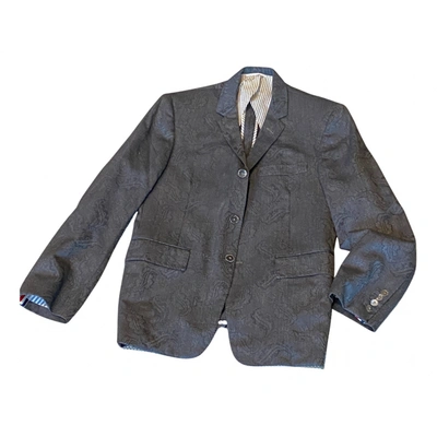 Pre-owned Thom Browne Wool Jacket In Grey