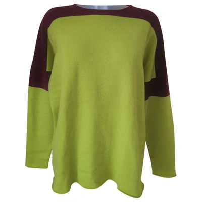 Pre-owned Lucien Pellat-finet Cashmere Pull In Green