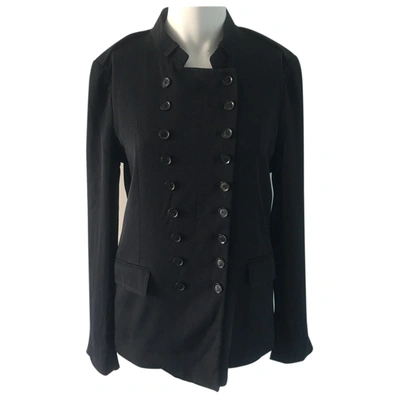 Pre-owned Gucci Silk Jacket In Black