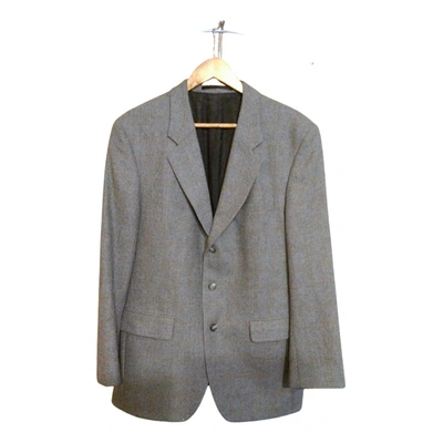 Pre-owned Guy Laroche Wool Jacket In Grey