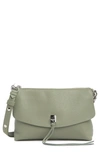 Rebecca Minkoff Darren Leather Shoulder Bag In Sea Mist