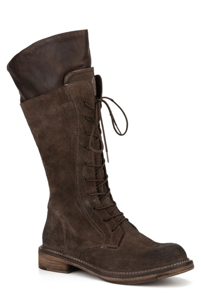 Vintage Foundry Kelly Faux Fur Lined Tall Boot In Brown