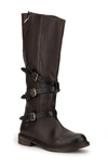 Vintage Foundry Jenny Buckle Strap Boot In Brown