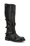 Vintage Foundry Jenny Buckle Strap Boot In Black