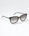 Saint Laurent Ysl Acetate Cat-eye Sunglasses In 002 Shiny Black