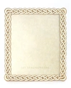 Jay Strongwater Cream Braided Picture Frame, 8" X 10"