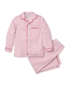 Petite Plume Kid's French Ticking 2-piece Pajama Set In Multi