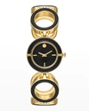 Tory Burch Sawyer Watch, Black/gold-tone, Stainless Steel, 28 X 28 Mm