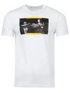 OFF-WHITE SLIM FIT CARAVAGGIO PAINTING TEE WHITE