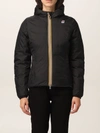 K-way Lily Plus Double Jacket In Black 2