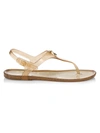 Coach Women's Natalee Jelly Slingback Thong Sandals In Yellow