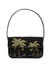 STAUD TOMMY PALM BEADED BAGUETTE,400014237369
